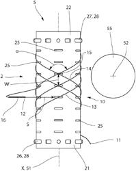 Method for producing a braided single-filament stent, device and braiding core for this purpose, and braided single-filament stent