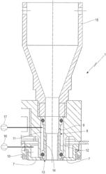 Filling device and filling system for volumetric metering of powder