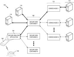 Secure analysis application for accessing web resources