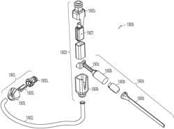 Modular connection assembly for a hearing assistance device