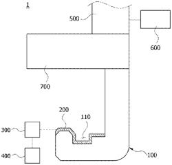 TRANSPORT DEVICE FOR ELECTRODE DOUBLE PACKAGING DEVICE, AND ELECTRODE DOUBLE PACKAGING DEVICE COMPRISING SAME