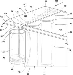 WATER PREFILLING ASSEMBLY FOR USE IN A REFRIGERATING APPLIANCE