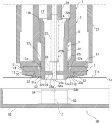 ROTATING BODY MOUNTING DEVICE AND HARD DISK MANUFACTURING METHOD