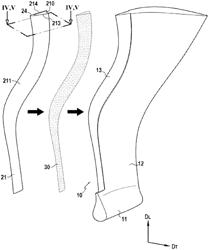 Method for manufacturing a composite material vane with an attached metal leading edge