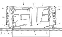 Composite pack having an elliptical laminated hole, a cardboard/plastic composite material, a blank made from this, and a pouring element for use with such a composite pack