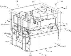 Vehicle electrical distribution center with gear driven mating assist system