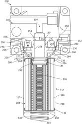 MULTIPLE THREADED CONNECTOR FOR FILTER