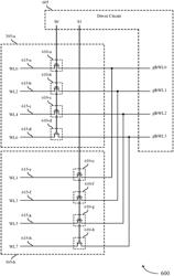 Structures for word line multiplexing in three-dimensional memory arrays