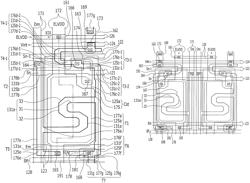 Display panel having symmetrical pixels with seven transistors