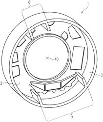 Base body of a computed tomography drum comprising at least two separately producible components, computed tomography drum and computed tomography device