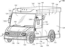 Land vehicles adapted for use as electric delivery vehicles