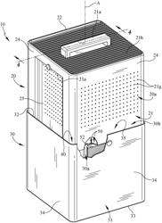 Dehumidifier with condensate tank