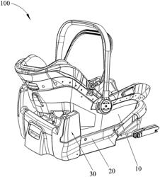 LATERAL SHOCK ABSORBER AND CHILD CAR SAFETY SEAT THEREWITH