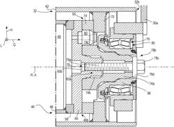 Earth working machine having a rotatable working apparatus axially positionally retainable with high tightening torque by means of a central bolt arrangement, and method for establishing and releasing such retention