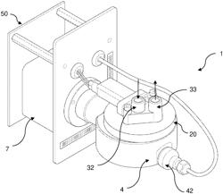 Pressure monitored piston pump