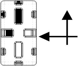 Level system with illumination elements for visual movement cues