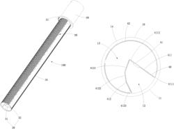 Lamp and elongated glass tube light source thereof