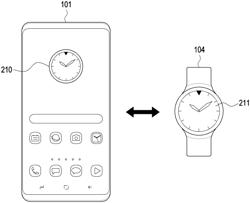 Electronic device displaying widget and method for controlling the same