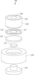 Solid electrolyte three electrode electrochemical test device