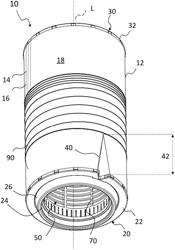 FILTER ELEMENT, HOUSING FOR A FILTER SYSTEM, AND FILTER SYSTEM COMPRISING A FILTER ELEMENT AND A HOUSING