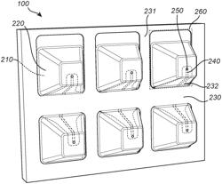 METHOD FOR MANUFACTURING A NON-FLAT DEVICE BY DEFORMATION OF A FLAT DEVICE LAMINATE