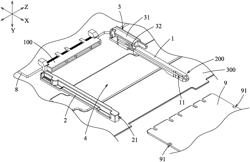 CARD CONNECTING ASSEMBLY AND AN ELECTRONIC CARD MOUNTING STRUCTURE THEREOF