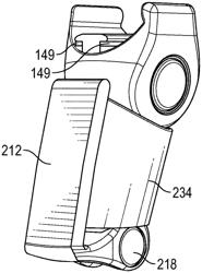 Adjustable locking handle design for debriders