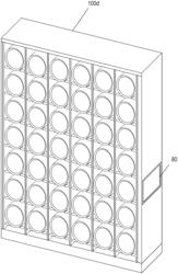 STORAGE RACK WITH EMBEDDED DISPLAY FOR BARRELS OR CASKS